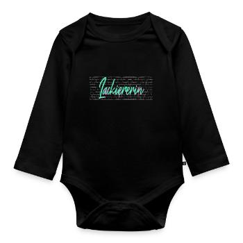 Maler Anstreicher Abschluss-Geschenk Lackiererin - Baby Bio-Langarm-Body - Schwarz - Vorne
