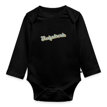 Taxi Driver Graduation Gift Taxi Driver - Organic Longsleeve Baby Bodysuit - black - Front