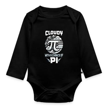Funny Pi Day 2024 3.14 Pi Symbole numérique Mathématiques - Body Bébé bio manches longues - noir - Devant