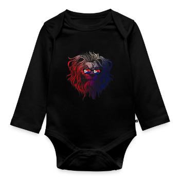 Sint Maarten - Baby Bio-Langarm-Body - Schwarz - Vorne