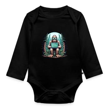 Ethical Hacking Analyst Ethical Cyber Security - Baby Bio-Langarm-Body - Schwarz - Vorne