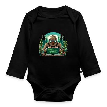 Analyste en piratage éthique Cybersécurité éthique - Body Bébé bio manches longues - noir - Devant