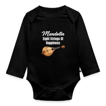 Mandoline Acht Saiten Des Glücks Gitarre - Baby Bio-Langarm-Body - Schwarz - Vorne