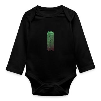 Swift Predator: Raptor - Organic Longsleeve Baby Bodysuit - black - Front