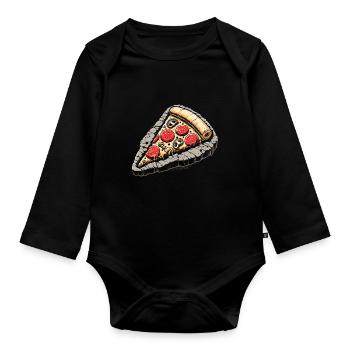 Fossil Hunter, Fossil Hunter, Paleontologist - Organic Longsleeve Baby Bodysuit - black - Front