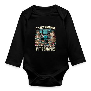 Microbiologist Microbiology Lab Staph Biology - Baby Bio-Langarm-Body - Schwarz - Vorne