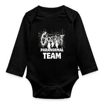 L’équipe paranormale de GhostBait - Body Bébé bio manches longues - noir - Devant