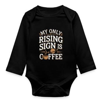 Astrology Skeptic: Critical Thinking - Organic Longsleeve Baby Bodysuit - black - Front