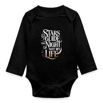Astrology Skeptic: Critical Thinking - Organic Longsleeve Baby Bodysuit - black - Front