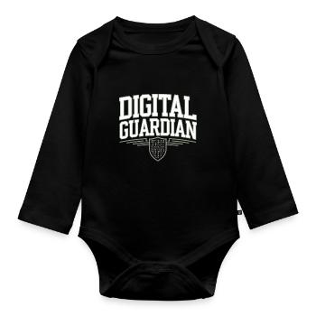 Ethisches Hacking Cybersicherheit Digitale - Baby Bio-Langarm-Body - Schwarz - Vorne