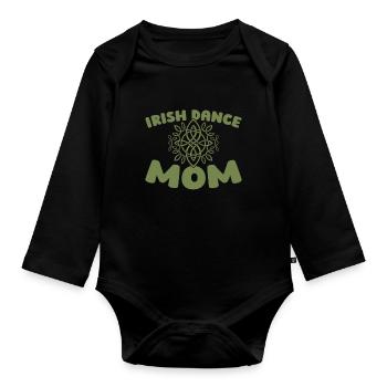 Danse Irlandaise Irischer Tanz - Body Bébé bio manches longues - noir - Devant