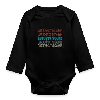 Intensive Care Nurse Cadre - Organic Longsleeve Baby Bodysuit - black - Front
