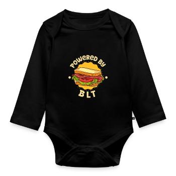 Powered by BLT - Baby Bio-Langarm-Body - Schwarz - Vorne