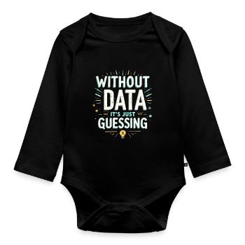Data Analyst Big Data Specialist Business - Organic Longsleeve Baby Bodysuit - black - Front