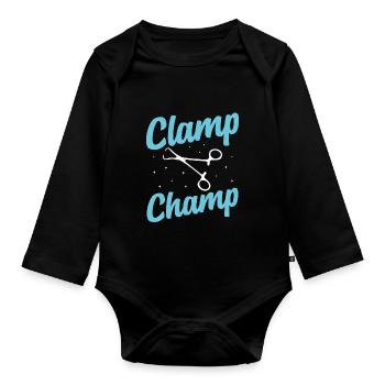 Chirurgischer Techniker Chirurgischer Technologe - Baby Bio-Langarm-Body - Schwarz - Vorne
