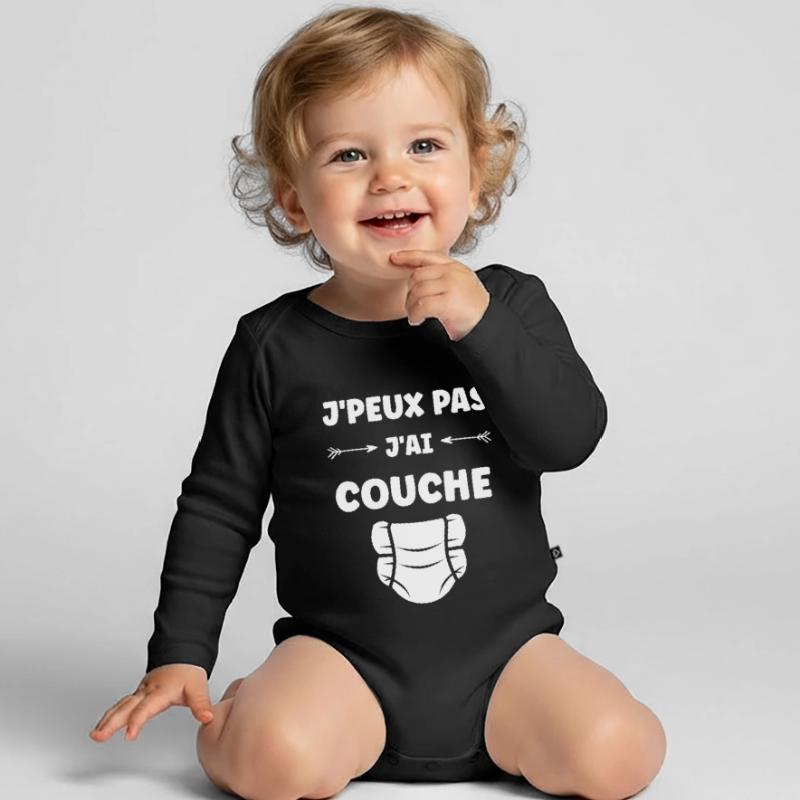 Couches Body Bébé bio manches longues