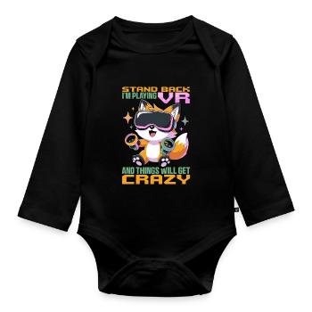 Gaming Fox VR Gamer - Body Bébé bio manches longues - noir - Devant