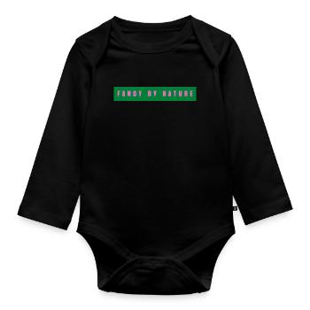 Phantasie von Natur aus - Baby Bio-Langarm-Body - Schwarz - Vorne