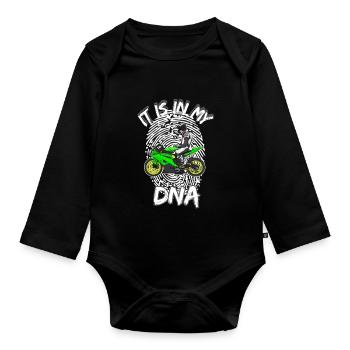 Moto Lifestyle / Moto / Moto motard - Body Bébé bio manches longues - noir - Devant