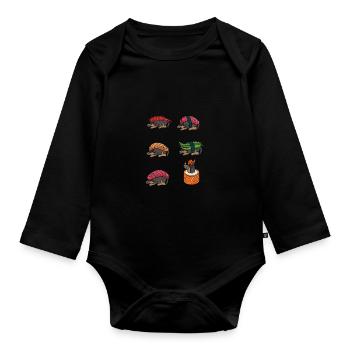Bouvier australien - Body Bébé bio manches longues - noir - Devant