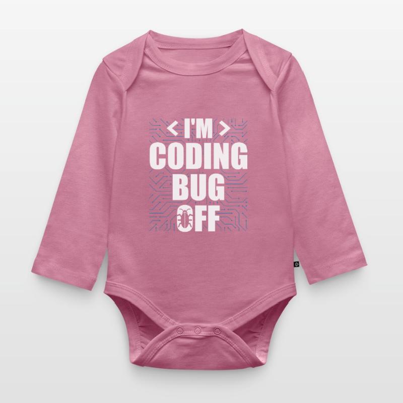 Ich bin Coding Bug Off It Specialists Software Baby Bio-Langarm-Body