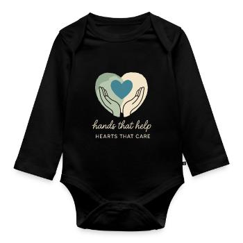 ergothérapeute ot Gift Healthcare Reha - Body Bébé bio manches longues - noir - Devant