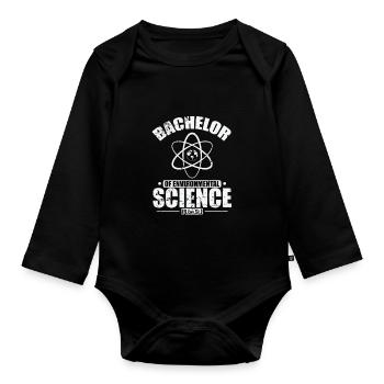 Bachelor of Environmental Science Ecology - Organic Longsleeve Baby Bodysuit - black - Front