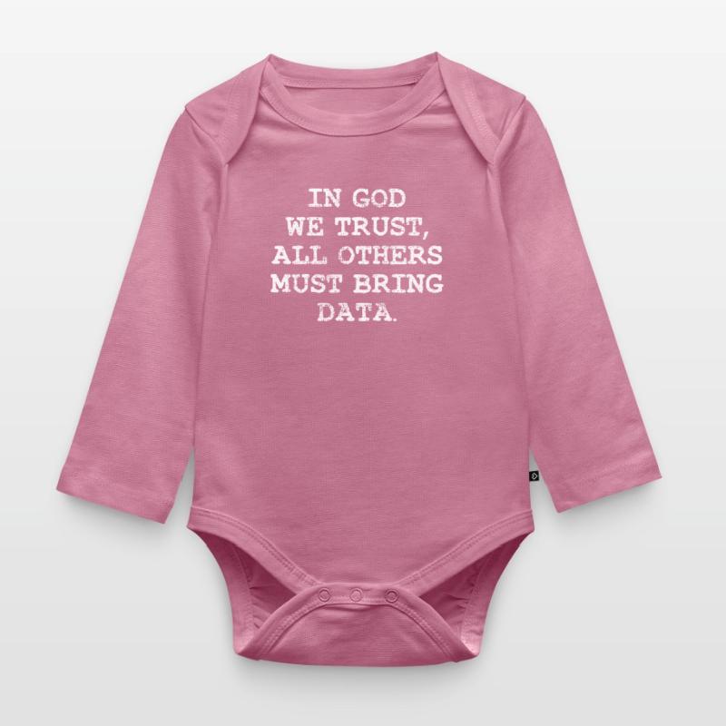 Data programmer developer Organic Longsleeve Baby Bodysuit