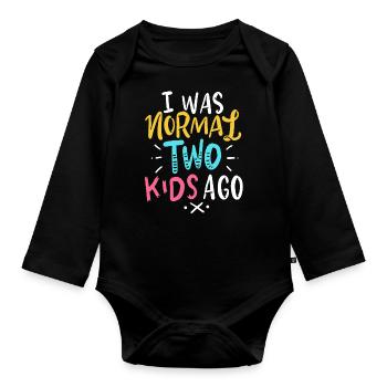 Mutter Mutter - Baby Bio-Langarm-Body - Schwarz - Vorne