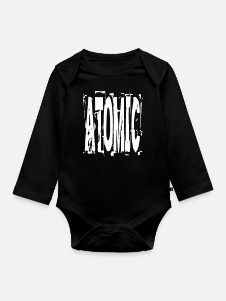Atomic - Baby Bio-Langarm-Body - Schwarz