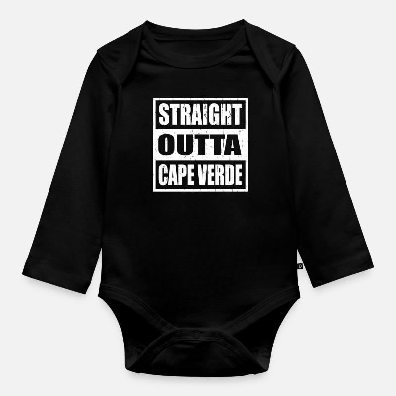 Cap Vert Cap Vert - Body Bébé bio manches longues - noir