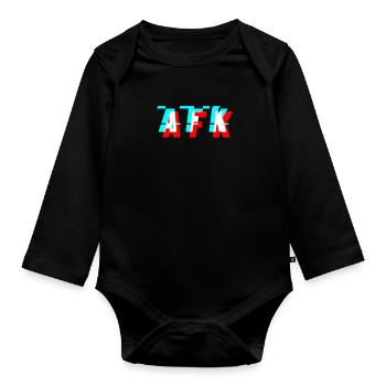 Jeux Jouer des ordinateurs PC jouer cadeau - Body Bébé bio manches longues - noir - Devant