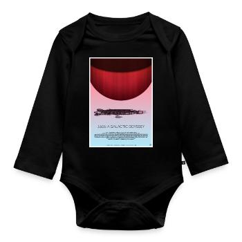 DSSA Odyssey - Organic Longsleeve Baby Bodysuit - black - Front