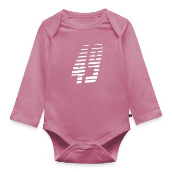 fyrtionio - Organic Longsleeve Baby Bodysuit - mauve - Front