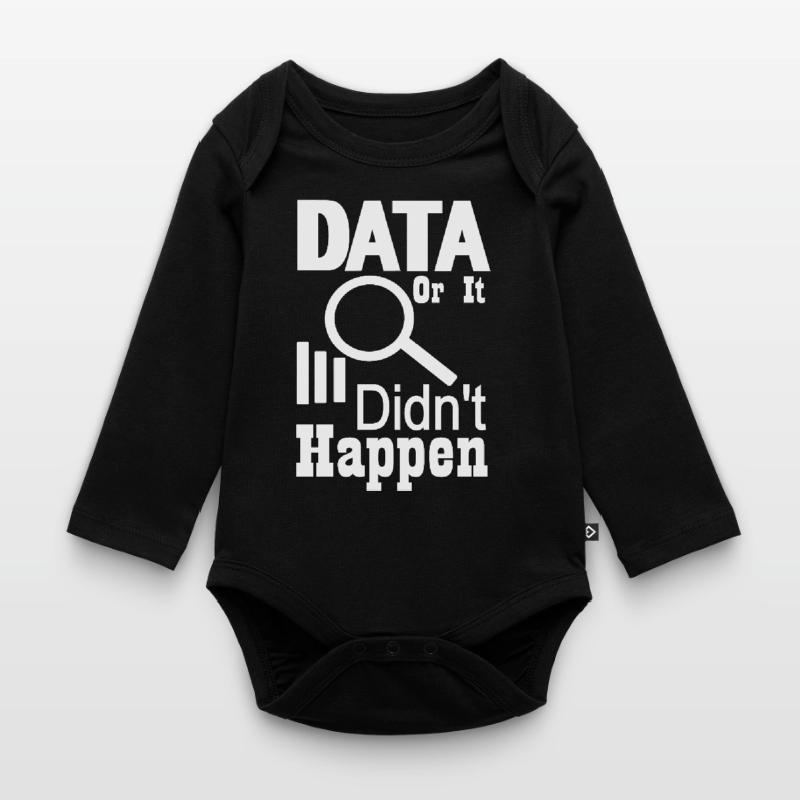 Daten oder es ist nicht passiert Baby Bio-Langarm-Body