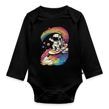 Are You Gonna Perform At The Tail-Lent Show - Baby Bio-Langarm-Body - Schwarz - Vorne