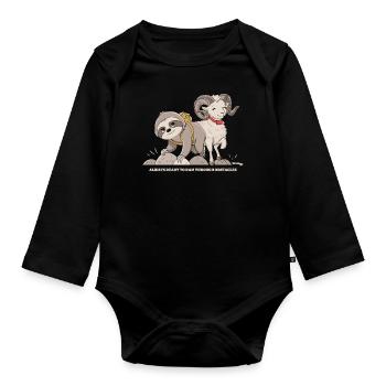 Widder Sternzeichen Soth Immer Bereit Hindernisse - Baby Bio-Langarm-Body - Schwarz - Vorne