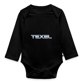 Texel Design motif Holland - Organic Longsleeve Baby Bodysuit - black - Front
