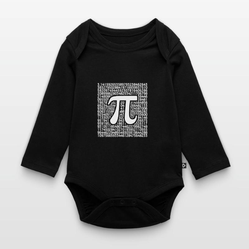 Maths de maths de cadeau de maths de pi Body Bébé bio manches longues