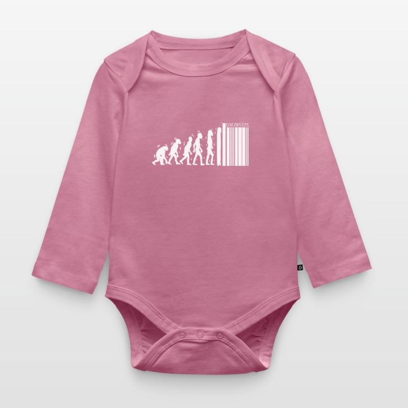 Unique Evolution Design For Consumers Evolution Organic Longsleeve Baby Bodysuit