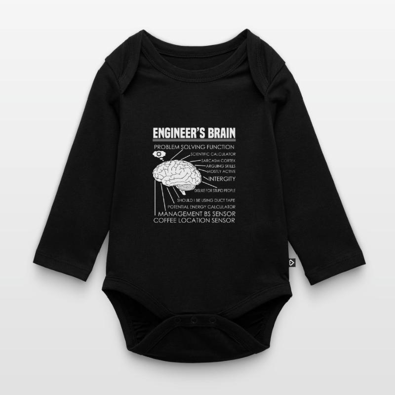 Engineer's Brain Problem Solving Baby Bio-Langarm-Body