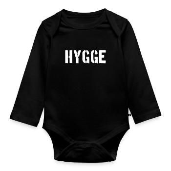 Hygge - Tradition danoise - Attitude à l’égard de la vie - Nice - Body Bébé bio manches longues - noir - Devant