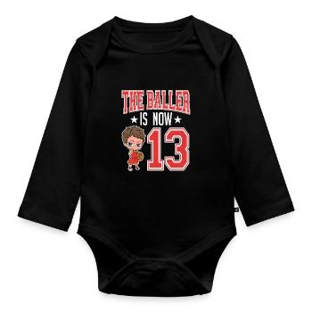 Coach Player Team Rebound Court Collection The - Baby Bio-Langarm-Body - Schwarz - Vorne