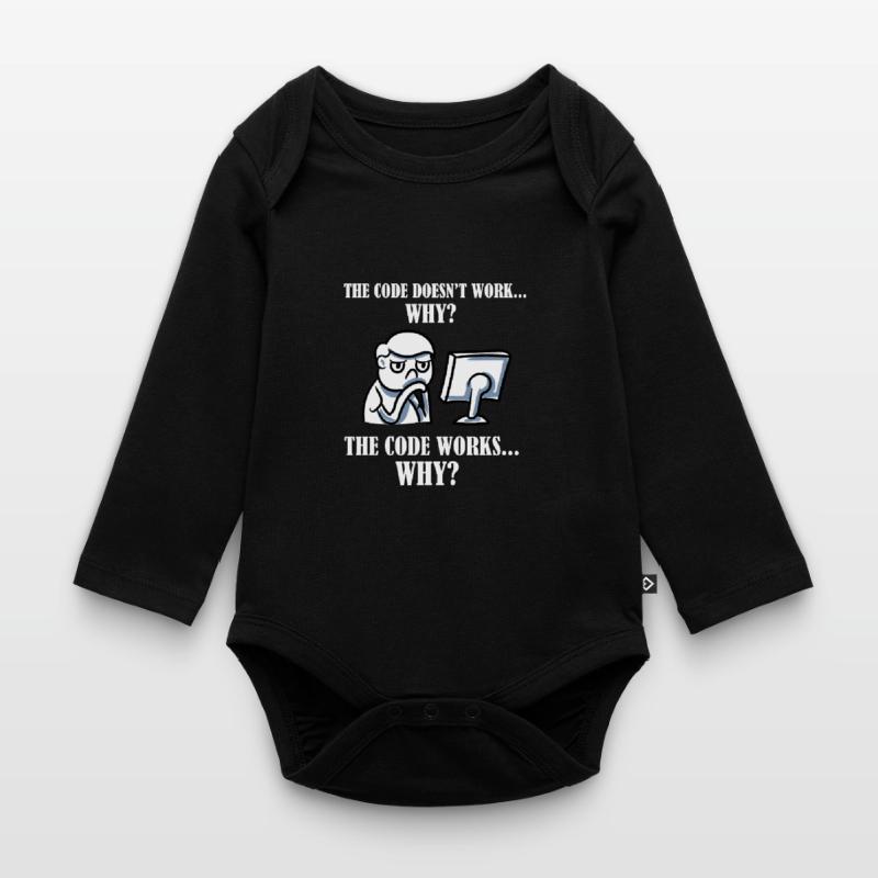 The Code Informatiker Programmierer Computer Admin Baby Bio-Langarm-Body