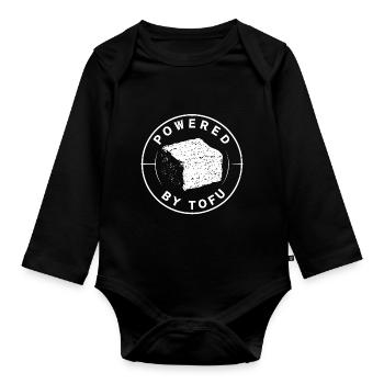 Tofu Lustiges - Baby Bio-Langarm-Body - Schwarz - Vorne