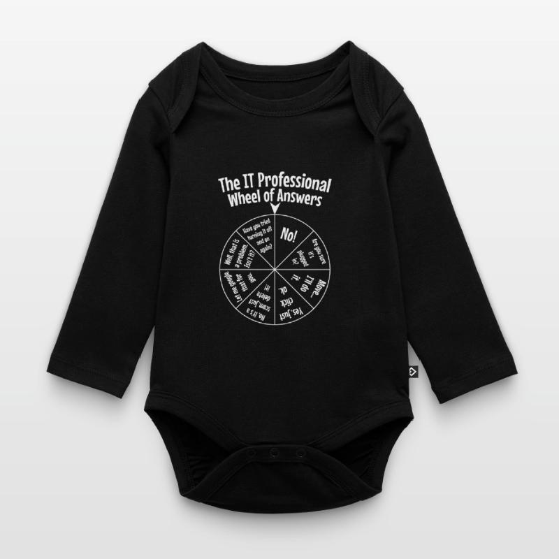 Programmierer IT Programmieren Geschenk Lustig Baby Bio-Langarm-Body
