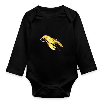 Hummer - Baby Bio-Langarm-Body - Schwarz - Vorne