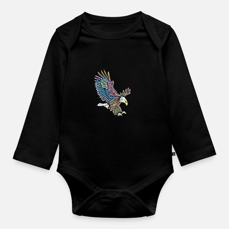 Aigle - Body Bébé bio manches longues - noir