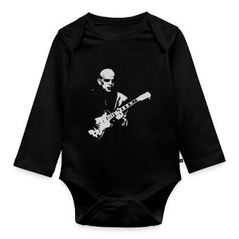 nosferatu roches 8 - Body Bébé bio manches longues - noir - Devant