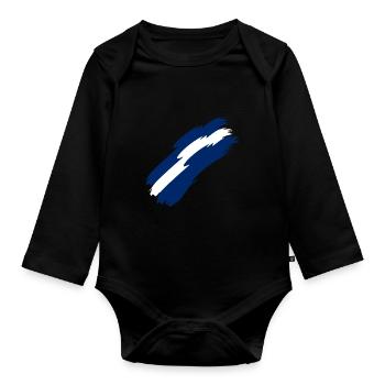Israel - Baby Bio-Langarm-Body - Schwarz - Vorne